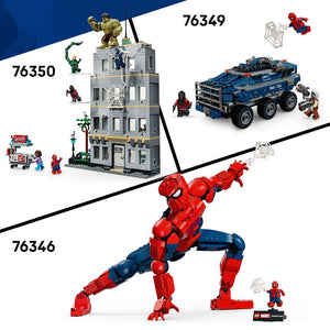 LEGO Super Heroes Spider-Man Prison Transport Chase 76349 - shown alongside related LEGO sets sold separately. 367 pieces. Ages 8+.