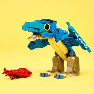 LEGO Jurassic World Baby Dinosaur: Pteranodon 77977 - the finished build shown in a home setting. 373 pieces. Ages 7+.
