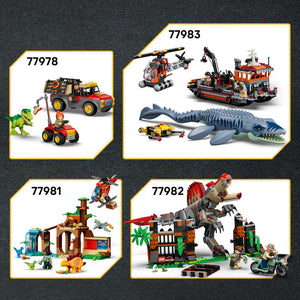LEGO Jurassic World Baby Dinosaur: Pteranodon 77977 - shown alongside related LEGO sets sold separately. 373 pieces. Ages 7+.
