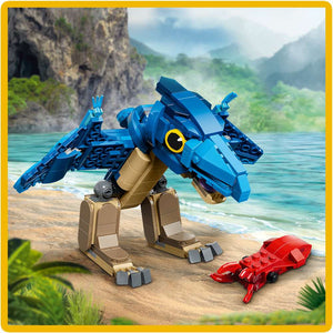 LEGO Jurassic World Baby Dinosaur: Pteranodon 77977 - close-up detail of the finished build. 373 pieces. Ages 7+.