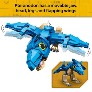 LEGO Jurassic World Baby Dinosaur: Pteranodon 77977 - captioned product view. 373 pieces. Ages 7+.