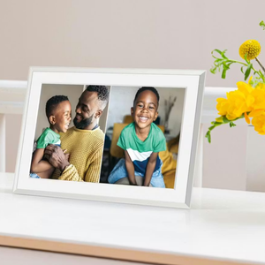 Aura Carver 10.1 Inch  WiFi Digital Photo Picture Frame - Matt Clay | AF905-MWHT