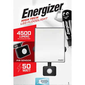 Energizer LED Floodlight 50W with PIR 4500 Lumens | 1812-14