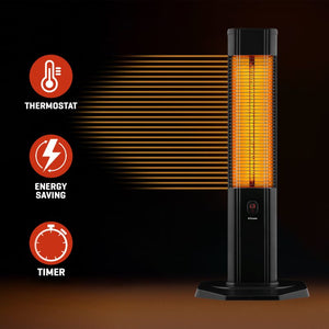 Dimplex Free Standing Outdoor and Indoor Heater 2kw - Black | DXOTDRFS2