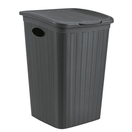 Elegance Laundry Hampet Basket - Slate Grey | 55317