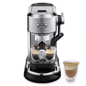 Delonghi Dedica Maestro Plus Manual Espresso Coffee Maker - Stainless Steel | EC950.M