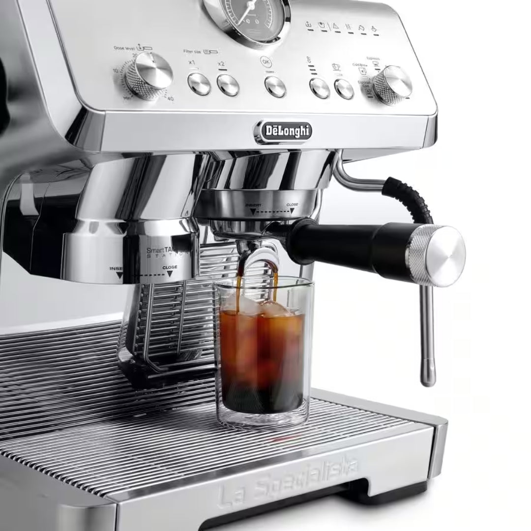 DeLonghi La Specialista Opera Manual Bean to Cup Espresso Coffee Machine - Metal | EC9555.M