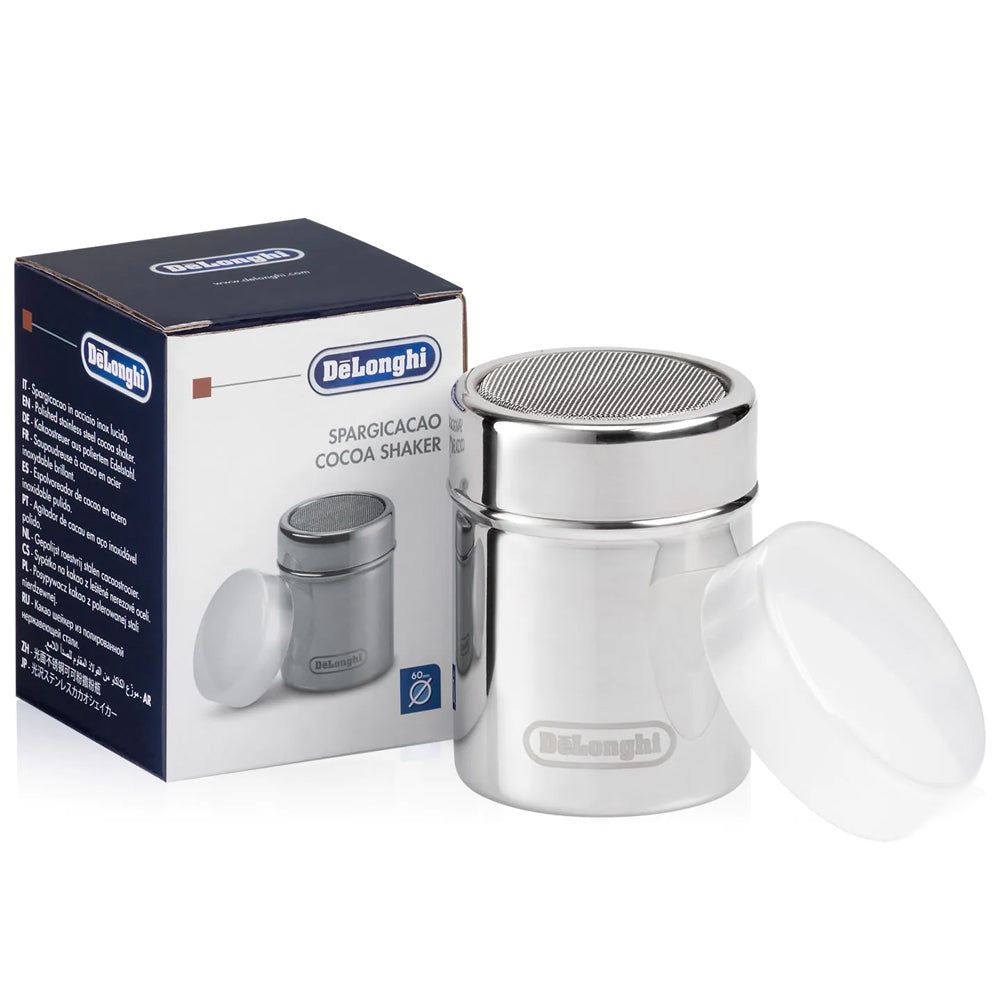 Springkle 250g DeLonghi Cocoa Sprinkler Shaker 250g - Stainless Steel – Heavins