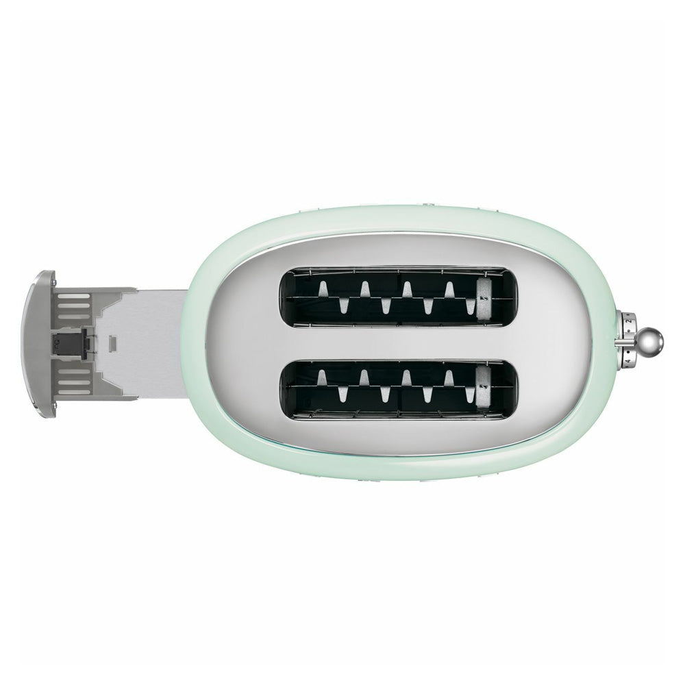 Smeg 50's Retro Style Aesthetic 2 Slice Toaster - Pastel Green | TSF01PGUK