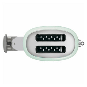 Smeg 50's Retro Style Aesthetic 2 Slice Toaster - Pastel Green | TSF01PGUK