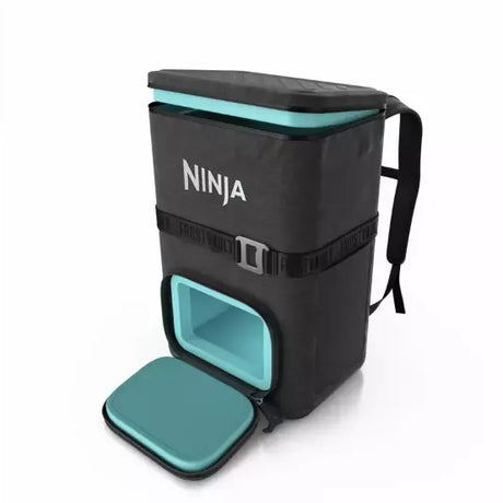 Ninja FrostVault Go 23 Litre Backpack Soft Cooler Cool Bag with Cold Dry Zone - Charcoal Grey | FF136EUUKCG