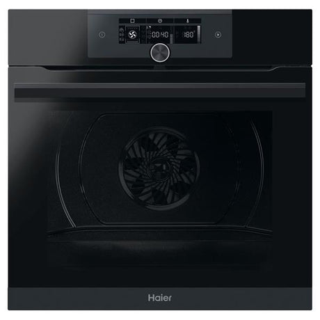 Haier I-Turn Series 6 70 Litre Built-In Electric Single Oven - Black | HWO60SM6F8BH