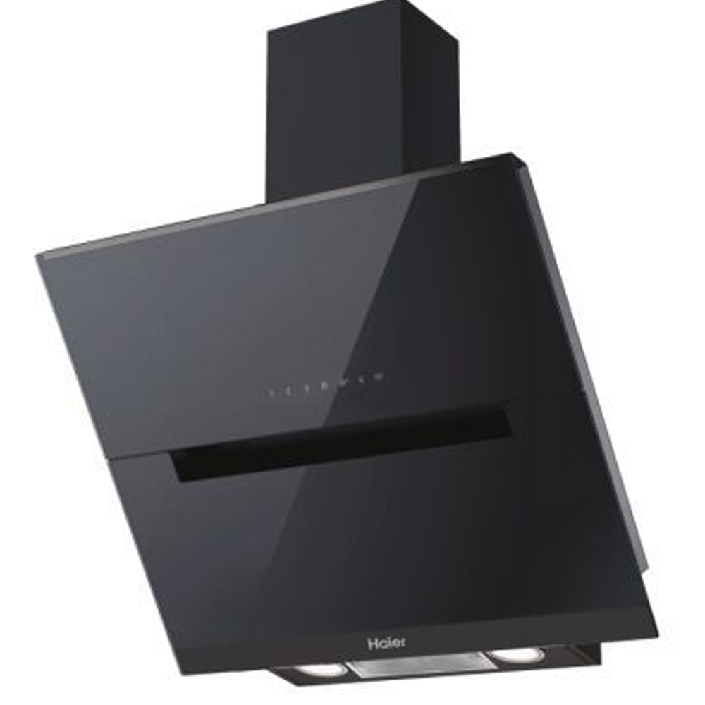 Haier Series 6 Chimney Cooker Hood 60cm Tempered Glass - Matt Black | HADG6DS46BWIFI