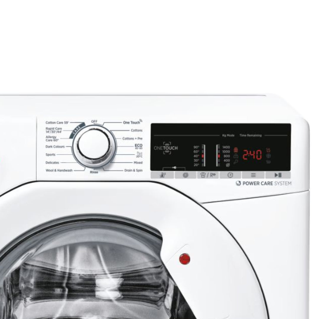 Hoover H-Wash 300 10KG 1400 Spin Washing Machine - White | H3W410TAE/1-80