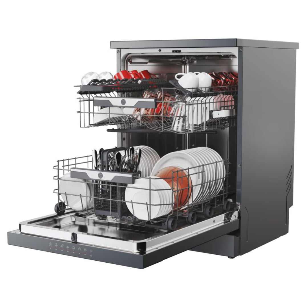 Hoover H-DISH 500 15 Place Freestanding Dishwasher - Antracite | HF 5C7F0A-80