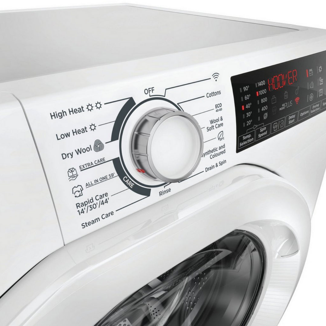 Hoover 8KG Wash / 6KG Dry 1400 Spin Washer Dryer - White | H3DPS4866TAM6-80