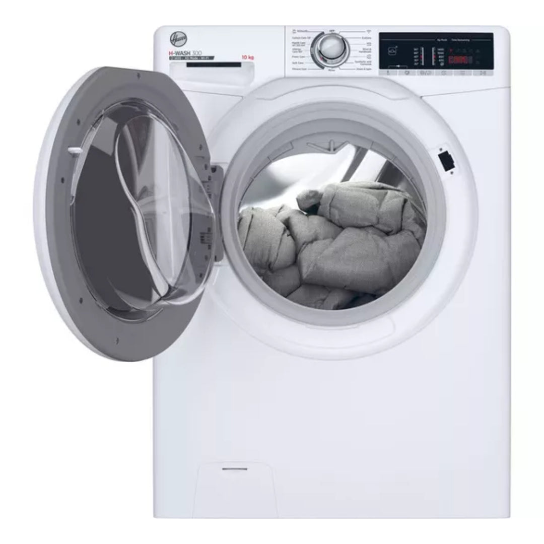 Hoover H-Wash 10kg 1400 Spin Washing Machine - White | H3WO4105TA4/1-80