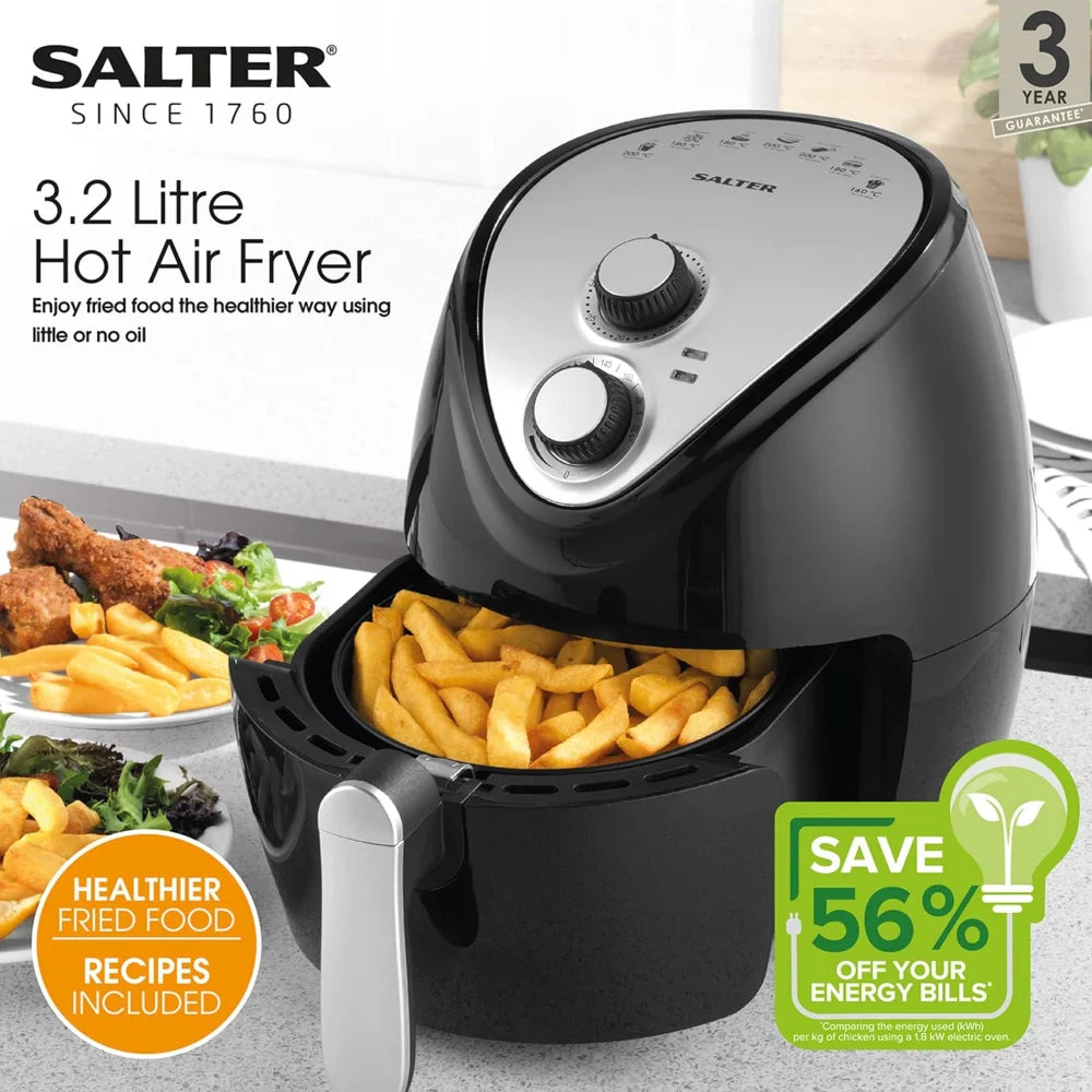 Salter Single Drawer Air Fryer 3.2 Litre | EK2818