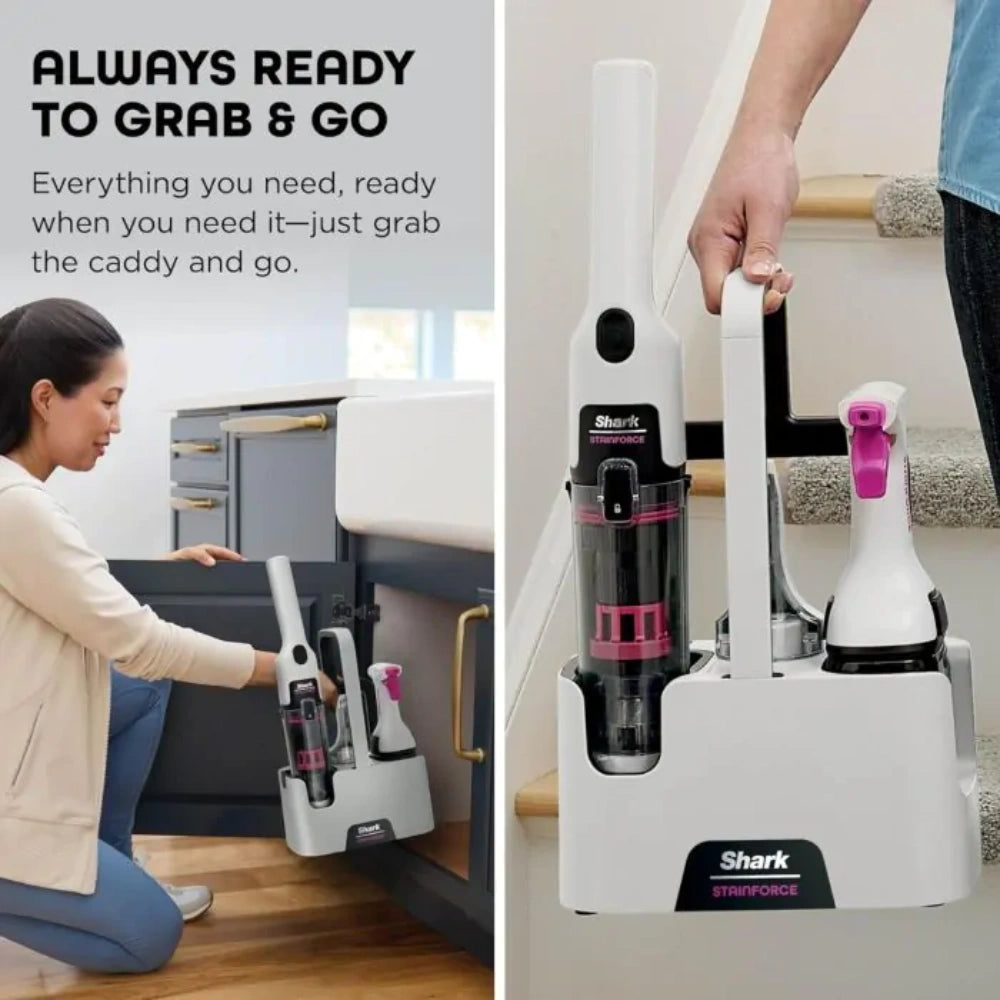 Shark StainForce Stain Destroyer Cordless Spot Cleaner - White | HX100UKT