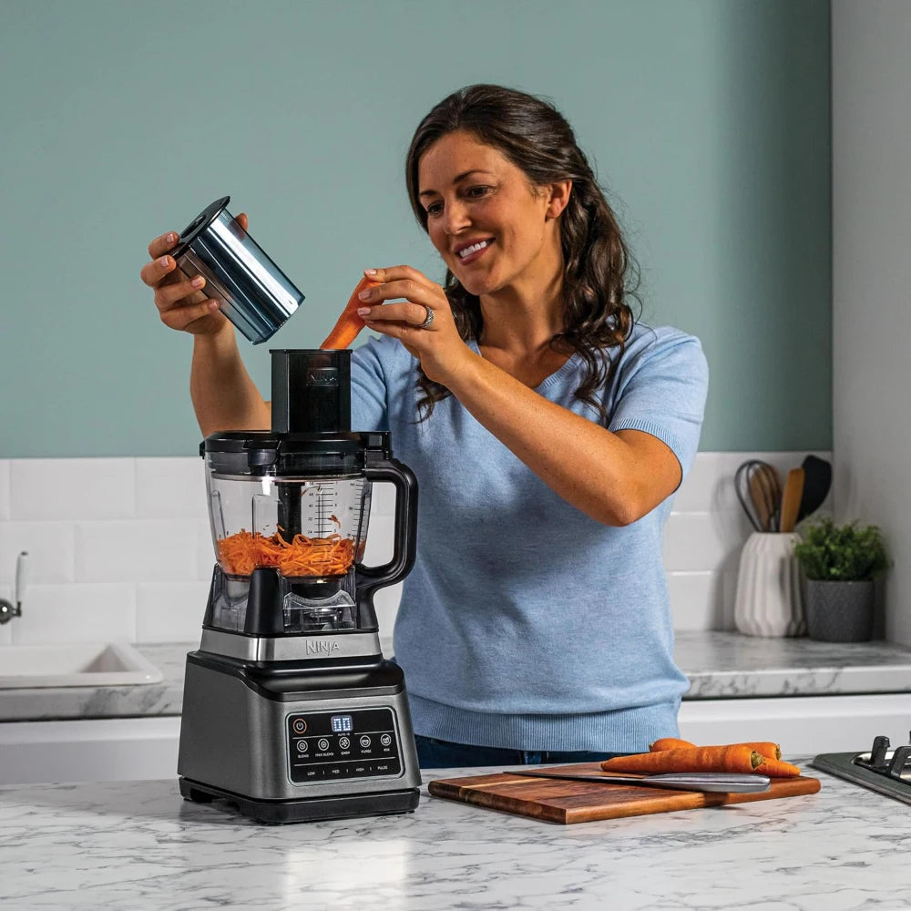 Ninja 3-in-1 Food Processor and Blender with Auto-IQ | BN800UK