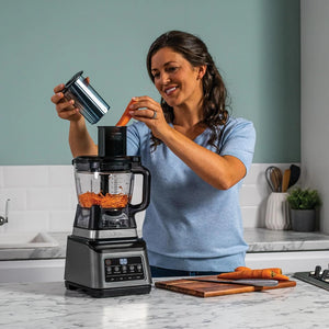 Ninja 3-in-1 Food Processor and Blender with Auto-IQ | BN800UK