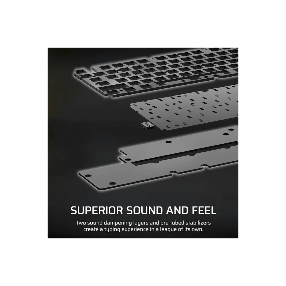 CORSAIR K70 CORE TKL RGB Mechanical Gaming Keyboard - Black | 106-CH-911911E-UK