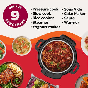 Instant Pot Duo Plus with Whisperquiet Multi Cooker 5.7 Litre - Black | 112-3079-01-UK
