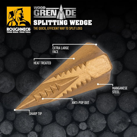 Roughneck Wood Grenade® Splitting Wedge 1.6kg (4 lb) | ROU65504