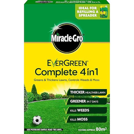 Miracle Gro Lawn Care Evergreen Treatment 4 in 1 80m2 3kg | 4104460