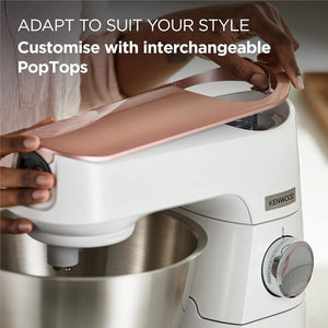 Kenwood Titanium Chef Baker Stand Mixer 1200W - White | KVC65.001WH