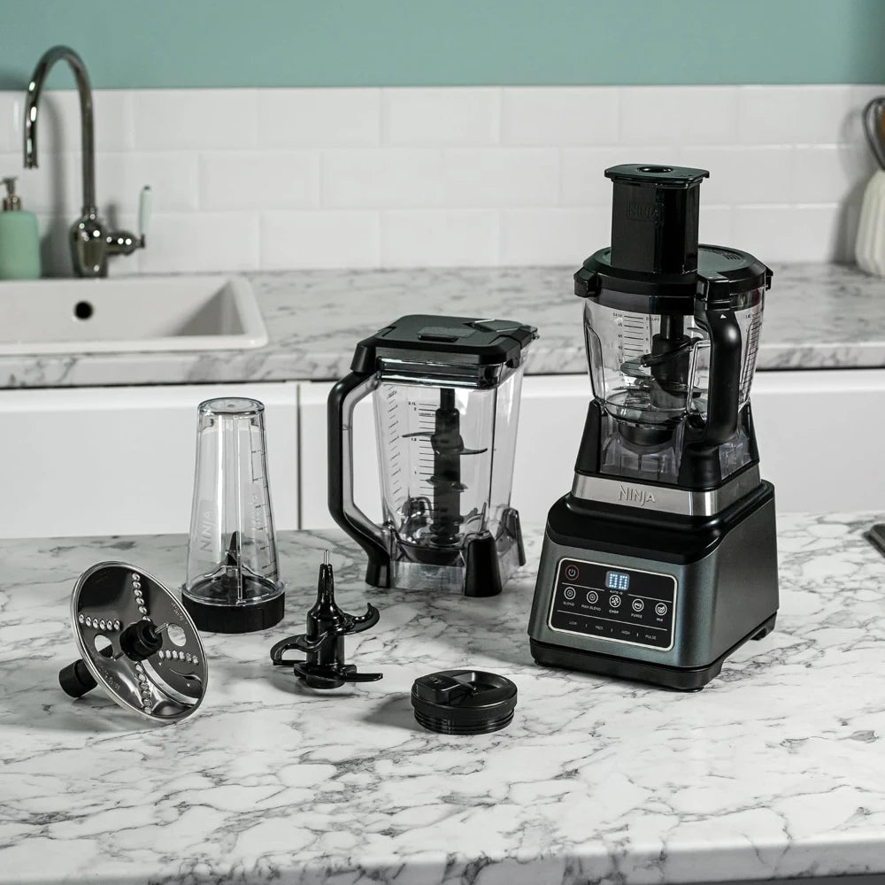 Ninja 3-in-1 Food Processor and Blender with Auto-IQ | BN800UK