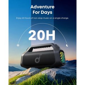 Soundcore Boom 2 Pro 2.1 Portable Wireless Bluetooth Speaker 140W - Black | A3134A11