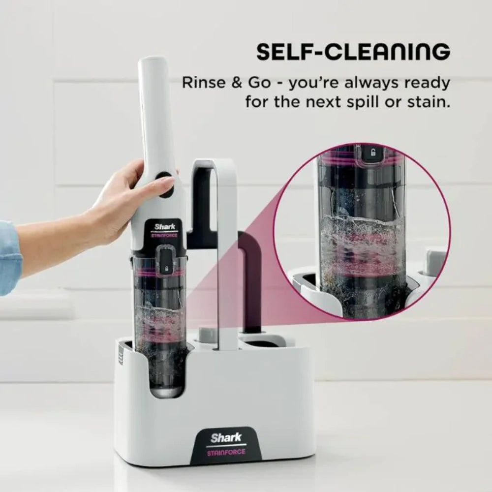 Shark StainForce Stain Destroyer Cordless Spot Cleaner - White | HX100UKT