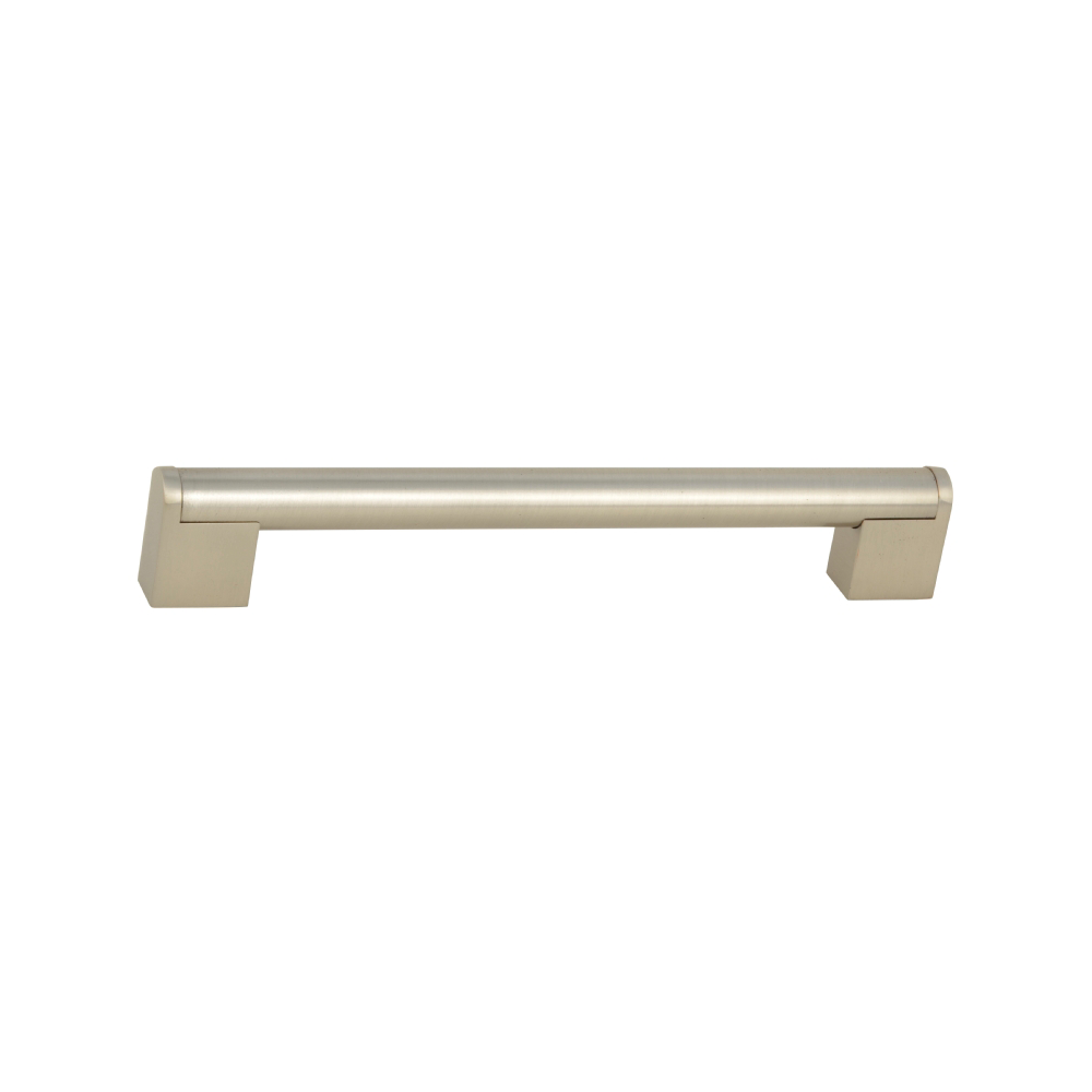 Block Handle Block Bar Cabinet Handle Brushed Steel 160mm | Kitchen Pull – Heavins