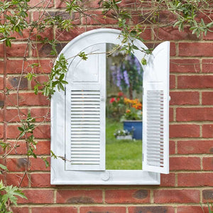 Smart Garden Louvre Home and Garden Mirror - Silver | 5085140