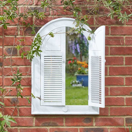 Smart Garden Louvre Home and Garden Mirror - Silver | 5085140