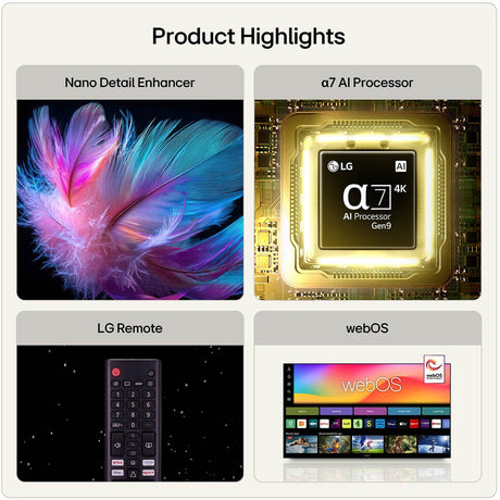LG NANO 85 Inch 4K UHD AI Smart TV