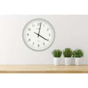 Dunlevy 12" Wall Clock - Light Grey | CL2004GY