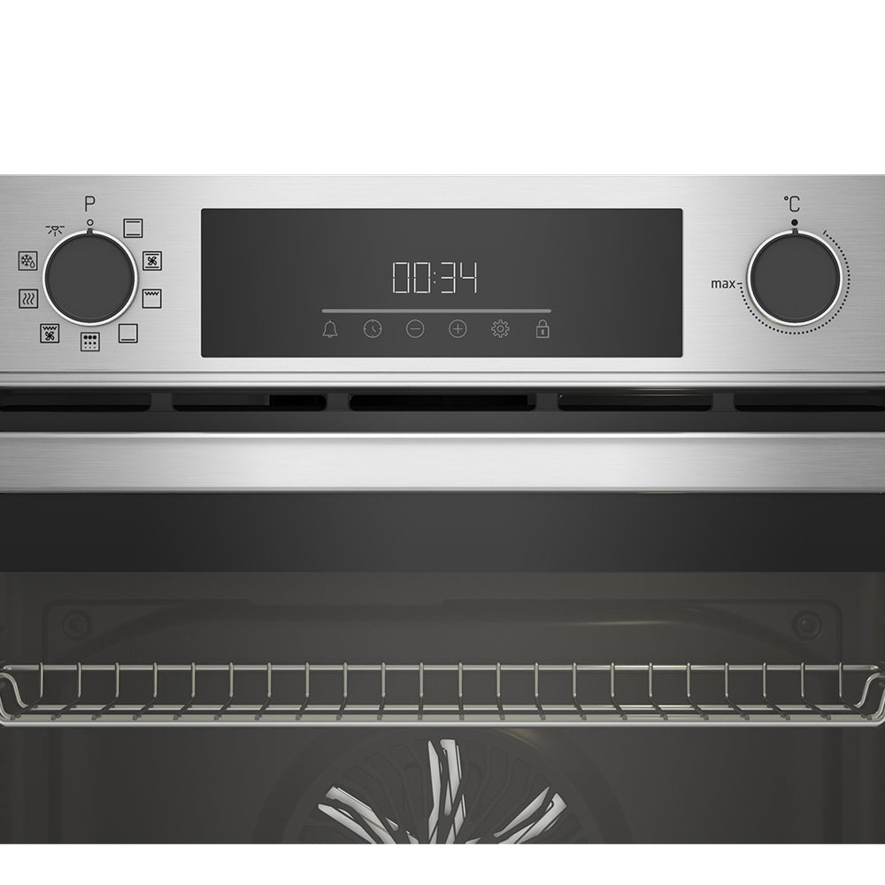 BEKO Pro Electric Built-In Pyrolytic Oven - Stainless Steel | BBIE22300XFP