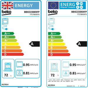 BEKO Pro Electric Built-In Pyrolytic Oven - Stainless Steel | BBIE22300XFP