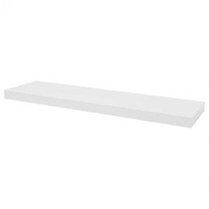 Duraline High Gloss Floating Shelving 80cm x 23.5cm - White | B1171744