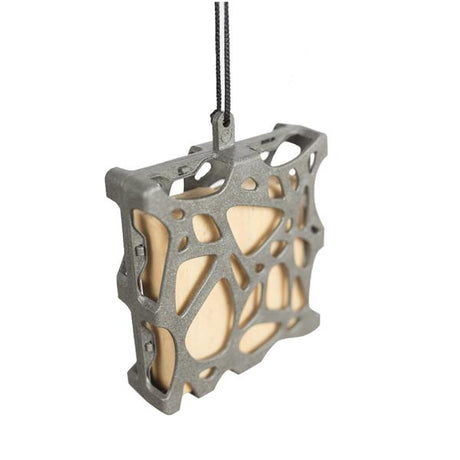 Singing Friend Anna Bird Feeder Recycled With Rope - Grey | SFA003