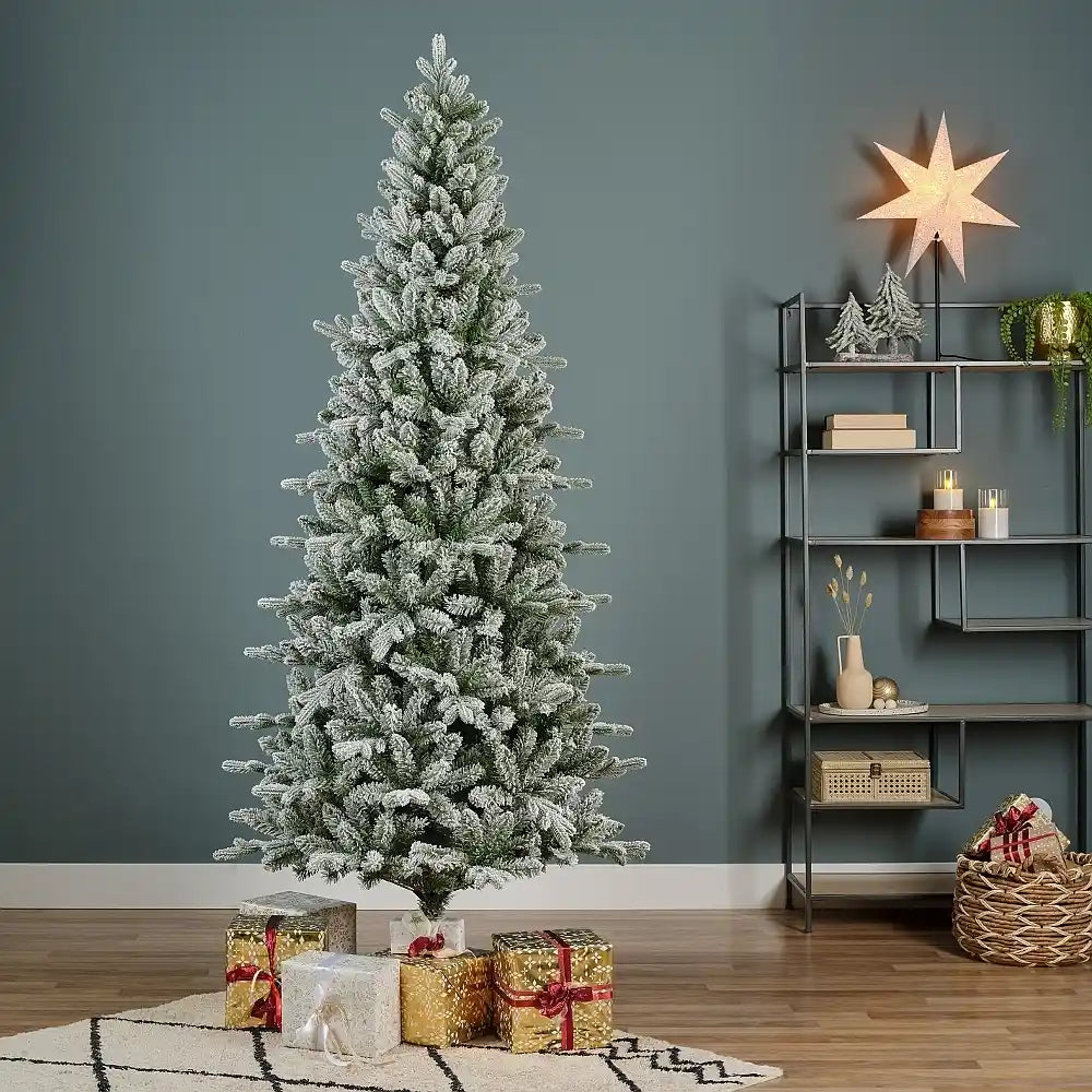 Everlands Snowy Killington Fir Pre-Lit Christmas Tree 7.5ft 2.2 Metre | 9684097