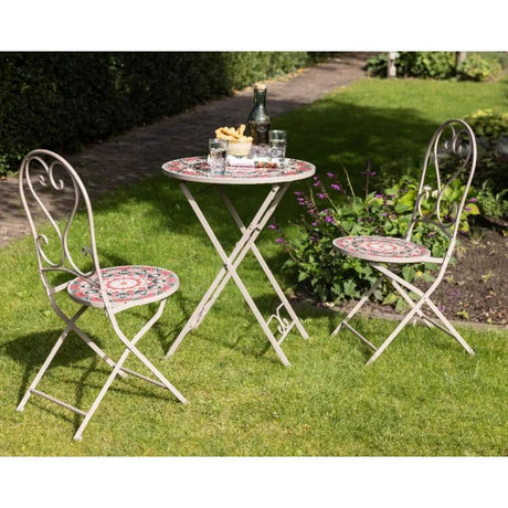 Valencia 3 Piece Mosaic Bistro Set