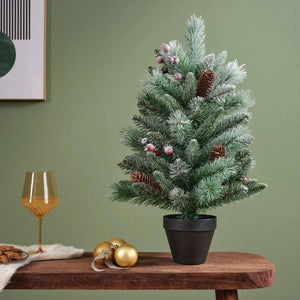 Everlands Frosted Windham Spruce Mini Tree - 3ft | 9681190