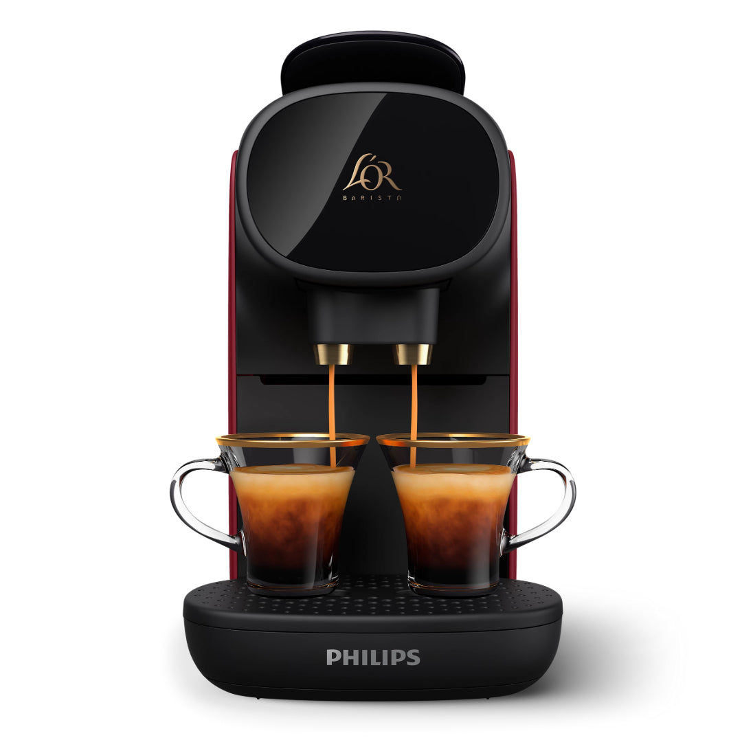 Philips L'Or Barista Sublime Capsule Coffee Machine - Red | LM9012/50