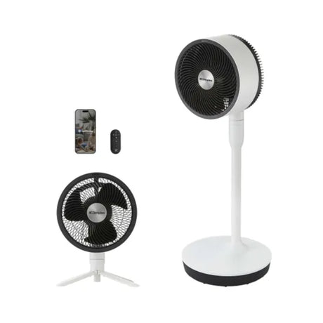 Dimplex Duocool 2 in 1 Pedestal / Desk Fan Smart Control - Graphite | DXACF001