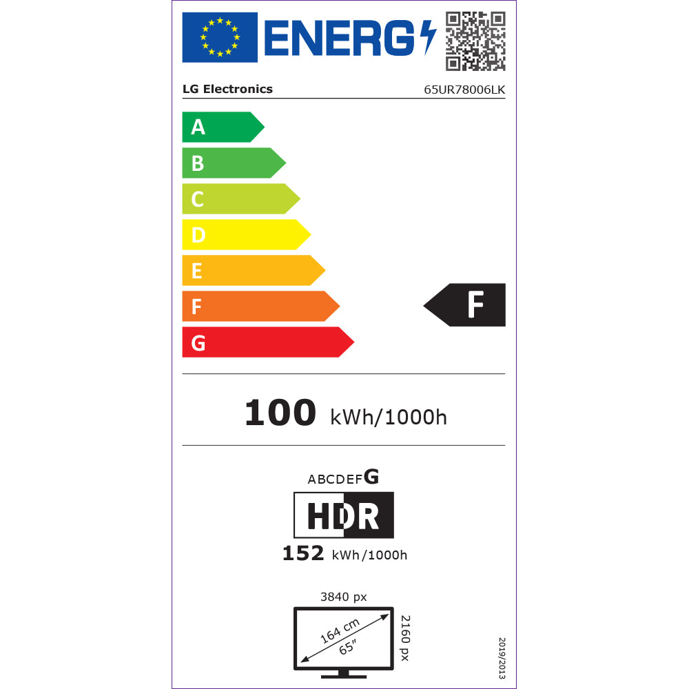 LG 65" 4K UHD LED Smart TV - Black | 65UR78006LK.AEK