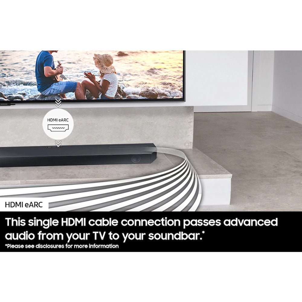 Samsung Q600C Q-Symphony 3.1.2ch Soundbar With Wireless Subwoofer - Black | HW-Q600C/XU