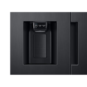 SAMSUNG Series 7 SpaceMax American Style Plumbed Fridge Freezer - Black | RS67A8811B1/EU
